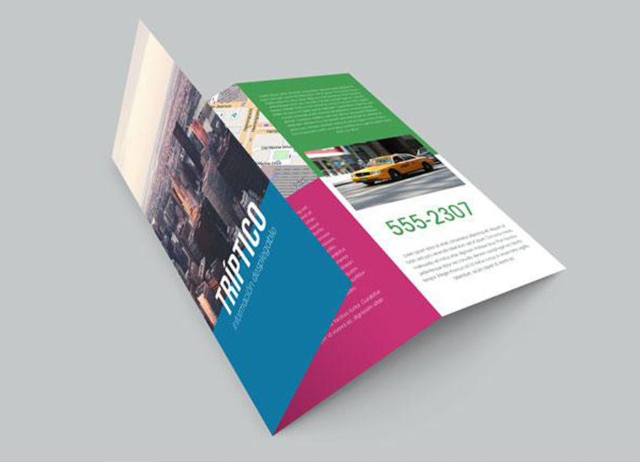 Volantes, dípticos y trípticos